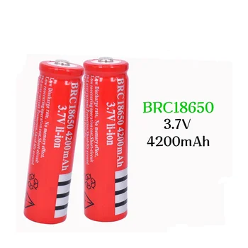 Литиевая аккумуляторная батарея для фонаря GTL evfire, оригинал 2021 г., 100%, 18650, 3,7 В, 4200 мАч, роман, 18650