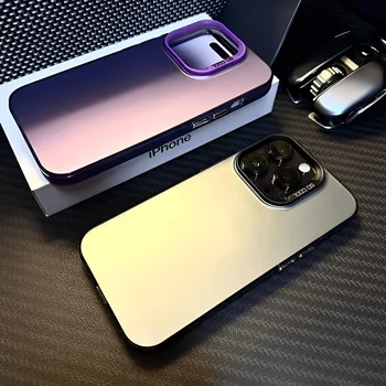 Роскошный лазерный металлический матовый чехол для телефона Aurora Skin для Huawei Mate 30 40 50 60 P30 P40 P50 P60 Pro Nova 11 10 8 9 5G Твердая обложка