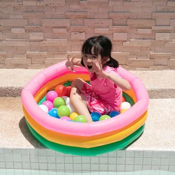 многоразовый надувной бассейн портативный двухслойный маленький насос динозавр бассейн детские водные игрушки утолщенные
