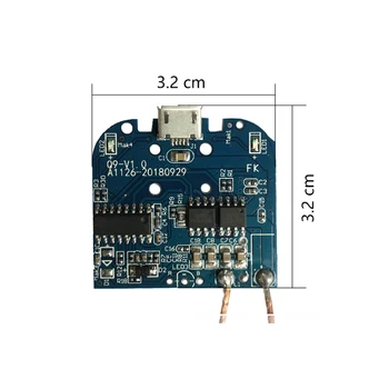  Стандартный модуль зарядного устройства для беспроводной зарядки Qi для зарядного устройства для мобильного телефона Micro USB Плата постоянного тока 5 В 10 Вт DIY Электронный