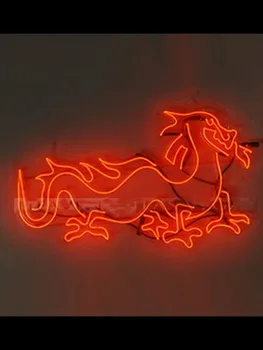 Неоновая вывеска Для дракона Китайская красная стеклянная трубка восток Коммерческий магазин Лампа ресторан реклама на заказ ДИЗАЙН Воздействие Привлечь свет