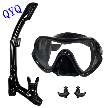 QYQ Маска для дайвинга Профессиональная маска для подводного плавания и трубки Очки для дайвинга Очки для дайвинга Плавание Легкий набор дыхательных трубок Маска для снорклинга