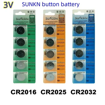  батарея SUNKNG CR2016 / CR2025 / CR2032 Автомобильный ключ 3 В литиевая батарея, игрушечный тонометр, пульт дистанционного управления