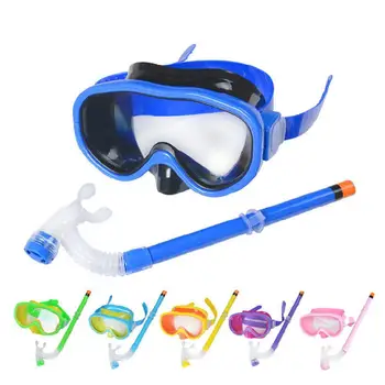 Детский набор для подводного плавания с защитой от запотевания и утечкой детская маска для снорклинга для мальчиков и девочек очки для плавания пакеты снаряжения