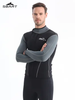 1,5 мм сплит неопреновый водолазный костюм с длинным рукавом топы и брюки сохраняют тепло рыбалка каяки снорклинг серфинг одежда кожа для подводного плавания