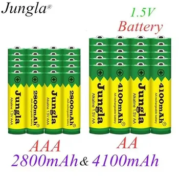 Батарея щелочная Аккумулятор 1,5 В AA 4100 мАч + AAA 2800 лампа Светодиод, Mp3, nouveauté