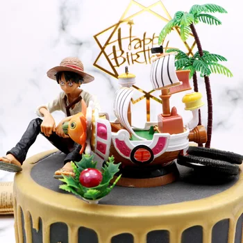 Аниме One Piece Going Merry Thousand Солнечная Пиратская Лодка Модель Мини Фигурка Корабль Коллекционная Кукла Модель Игрушки Подарок