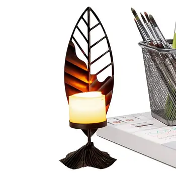  Candlelight Display Holder Table Компактный железный подсвечник Атмосферные металлические подставки для хранения свечей для прикроватной тумбочки