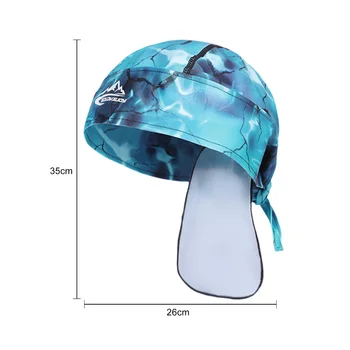 Велосипедная шляпа с черепом Дышащая быстросохнущая шапка с защитой от ультрафиолета