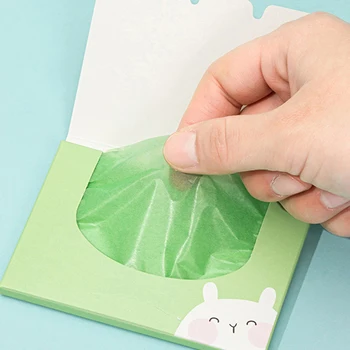 300 шт. Портативная промокательная бумага для лица премиум-класса Очищающая бумага для лица Очищающие листы для макияжа лица