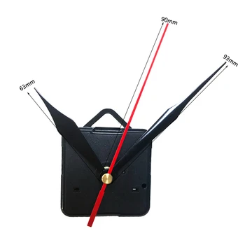 1Set Кварцевый механизм часового механизма DIY Часы Кварцевые часы Механизм настенных часов с часовой стрелкой Минутная стрелка