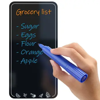 Многоразовый холодильник Магнитные блокноты Доска объявлений Продуктовая наклейка Новый список покупок продуктов для дома