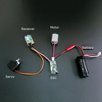 Щетка ESC 8A Электронный регулятор скорости для Mini-Q Mini-D WLtoys 1/28 1/24 Москитный автомобиль
