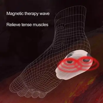 Силиконовые ортопедические стельки для тренировки мышц Магнитотерапия Амортизирующие накладки на пятки Опора для ног типа Xo для тугих