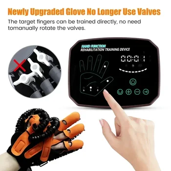 LCD Сенсорный экран Реабилитационные роботизированные перчатки Роботизированная гемиплегия Инструмент Инсульт Рука Восстановление Оборудование Функция Руки Перчатка для упражнений