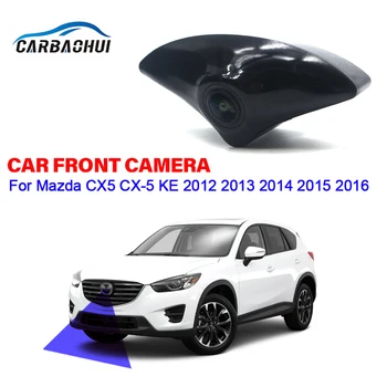 1080P 170 ° Автомобильная камера переднего вида для Mazda CX5 CX-5 KE 2012 2013 2014 2015 2016 Объектив «рыбий глаз» Камера ночного видения с передним логотипом