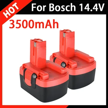 для литиевой аккумуляторной батареи Bosch 14,4 В 3500 мАч, для электроинструмента Bosch BAT140 BAT040 BAT041 BAT159 Заменить литий-ионную батарею
