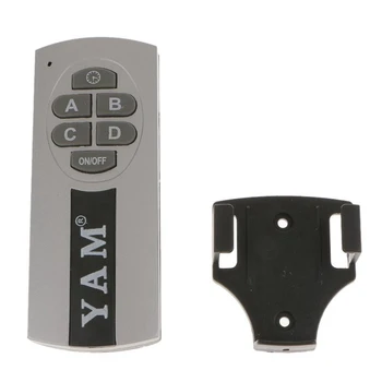 Yam Цифровой беспроводной настенный выключатель Splitter Box + пульт дистанционного управления 4-портовая лампа освещения