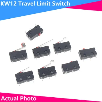 10PCS KW12 ход концевой выключатель контактная кнопка KW11-3Z-2 микропереключатель прямая ручка 3pin 5A 125V250V