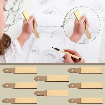 NEW-Точилка для наждачной бумаги Sketch Точилки для карандашей с наждачной бумагой для художников Угольная указка для карандашей (20 шт.)