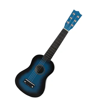 21-дюймовая игрушечная акустическая гитара в винтажном стиле Kdis Folk Instrument Может играть 6-струнную музыку Бамбук Ребенок Начинающий