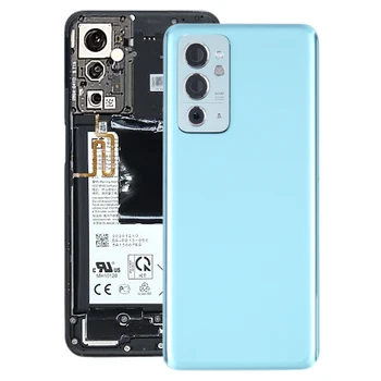 Оригинальная стеклянная задняя крышка аккумулятора для OnePlus 9RT 5G MT2110 MT2111 с объективом камеры Замена заднего корпуса телефона