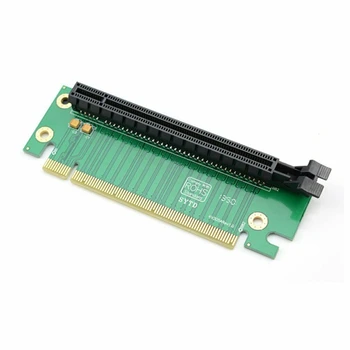 PCI-E PCI Express 16X 90 градусов адаптер Riser Card для корпуса 2U Корпус ПК Преобразователь Компоненты карты расширения