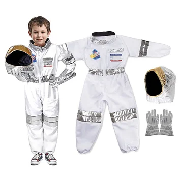 Дети космонавт вечеринка игра одежда ролевая игра хэллоуин карнавал наряд косплей полное одевалка ракетный шар нежный космос