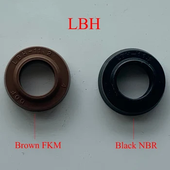 LBH DHS 150*163*7/9.5 150x163x7/9.5 Черный NBR Коричневый FKM FPM Резиновая пыленепроницаемая канавка U-образный гидравлический шток поршня Прокладка кольца Сальник