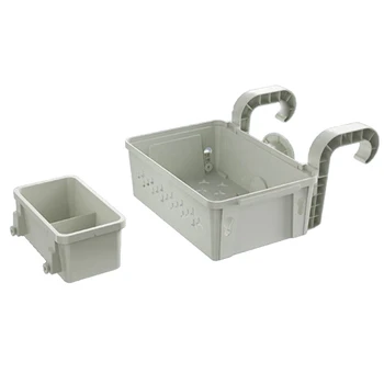 2 комплекта корзины для хранения у бассейна Корзина для хранения над бассейном + держатель для стакана для бассейна для наземных бассейнов