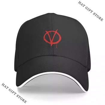 Hot V for Vendetta Винтажная кепка с символом Бейсболка Рождественская шапка Рождественские шляпы Военная кепка мужская мужская шляпа для гольфа Женская