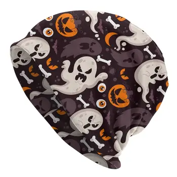 Ghost Pumpkins Bonnet Homme Outdoor Thin Skullies Beanies Шапки на Хэллоуин для мужчин Женщины Креативные шляпы