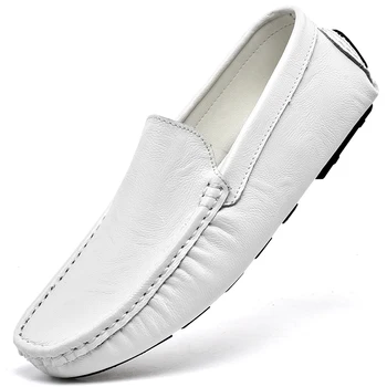 Кожаная мужская обувь, обувь Lefu, новая мода, дышащая обувь для вождения, высококачественная мужская обувь, натуральная кожа, повседневная одежда
