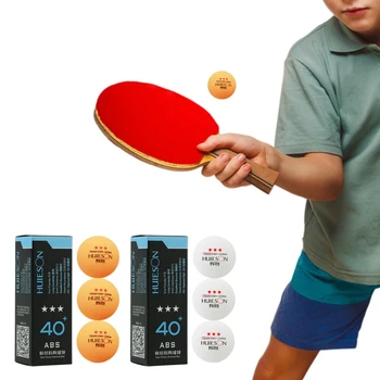 3 Упаковка для пинга Мячи 3 DJ 40+ ABS Новые мячи для настольного тенниса для Trainin