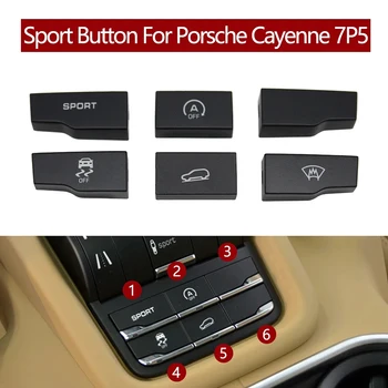 Для Porsche Cayenne 7P5 2010-2018 Передняя консоль автомобиля Режим вождения Подвеска Спортивный переключатель Консоль Кнопка контроля тяги
