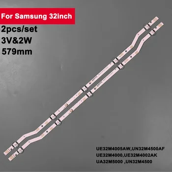 2Pcs 32'' 579mm LED Подсветка ТВ-лента для Samsung 32in 5led CSP V7DN-320SM0-R1 CY-JM032AGHV1V UE32M4005AW UN32M4500AF UE32M4000