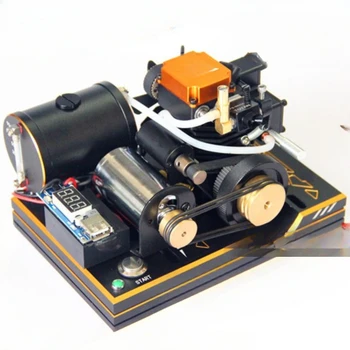 Мини-четырехтактный генератор постоянного тока на бензине и метаноле 12 В с зарядным устройством для мобильного телефона USB, цифровым дисплеем