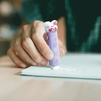  Симпатичные ластики для детей Выдвижные ластики в форме кошачьей лапы Мультяшный резиновый ластик Push-Pull для студентов, пишущих школьные принадлежности