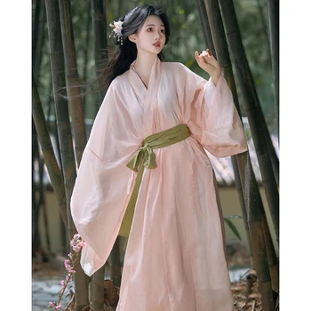 2023 Женское платье Ханьфу Китайское традиционное платье Ханьфу Женский косплей костюм Летнее танцевальное платье Ханьфу для женщин Большие размеры