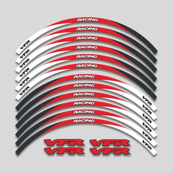 Высококачественные передние и задние колеса мотоцикла Край Внешний обод Наклейка Светоотражающая полоса Колесо Для Honda VFR750 VFR800 VFR1200
