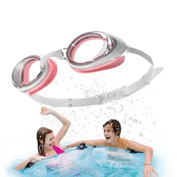  Очки для плавания с защитой от запотевания Гальванические очки для плавания с защитой от запотевания для мужчин Женщины Дети Без протекающих регулируемых очков для дайвинга
