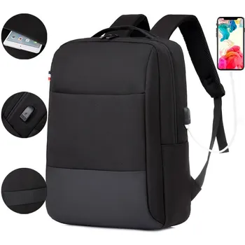  Рюкзак для ноутбука большой емкости Мужской многофункциональный водонепроницаемый 15,6-дюймовый школьный рюкзак Рюкзак для бизнеса и отдыха