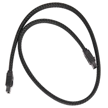 10 шт. 50 см SATA 3.0 III SATA3 7-контактный кабель для передачи данных 6 Гбит/с SSD Кабели HDD Жесткий диск Шнур передачи данных Премиум-версия (черный)